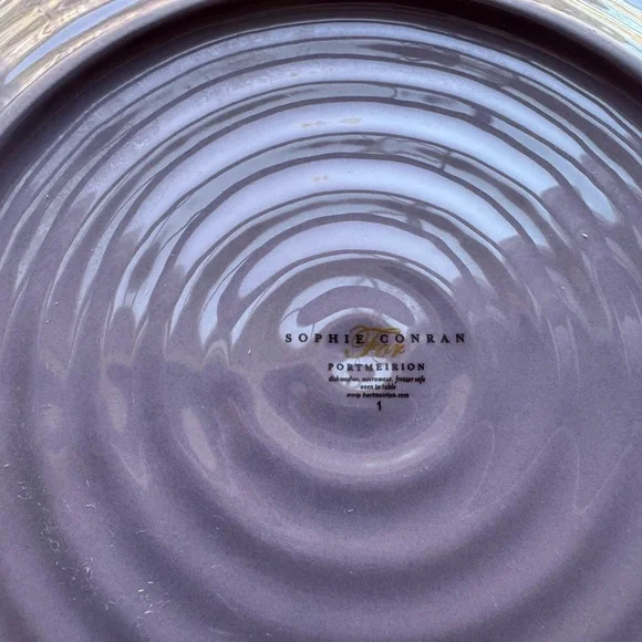 Sophie Conran Portmeirion Purple Plate - Picture 3 of 5